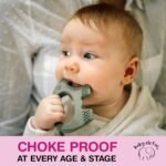 Teething Toy for Babies Age 0 to 6 Months - Baby Elefun 5x Pain Relief Smart Teether - Zero Developmental Delay Silicone Baby Teething Toy Ring - Cute Infant Shower Gift Chew Toys for Babies - Image 9
