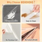 Cat Scratch Protector Set, 15.7" x 196.9" Self-Adhesive Cat Couch Scratch Protector. Mice Tail Cat Wand, 2 Mouse Toy with 20 Twist Pins, Cats Gift Transparent DIY Cutting Anti Scratch Furniture - Image 6