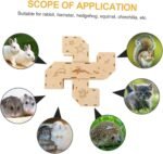 Wooden Hamster Tunnel Maze Small Animal Labyrinth Plaything for Hamsters Mice Hedgehogs Safe - Image 3