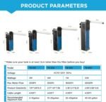 Internal Fish Tank Filter, 3W Adjustable Water Flow Submersible Aquarium Filter Pump for 5~10 Gallon Freshwater Saltwater, 2 Mode Aeration & Rainfall, TE-100(50GPH) - Image 5