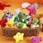 56 Pcs Mini Plush Animal Toys, Soft Cute Stuffed Animal Toy Bulk Keychain Decoration for Students Kids Prize Box, Easter Egg Stuffer, Claw Machine, Party Favor, Goody Bag Basket Filler - Image 4