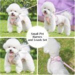 Small Dog Harness and Leash Set, No Pull Adjustable Step in Puppy Reflective Breathable Mesh Pet Harnesses Soft Padded Vest for Dogs Easy to Put on (Black-XXS) - Image 7