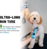 Professional Dog Clippers for Grooming - 2 Speed Pet Grooming Kit for Thick Curly Matted Coats - Low Noise Heavy Duty Cordless Hair Trimmer with Detachable Metal Blade for Animal/Pet/Horse - Image 4