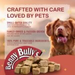 Benny Bullys Beef Liver Mini Bites - Freeze Dried Beef Liver Dog Treats, High Protein, Low Fat, Nutrient-Rich, All Natural Ingredients, Healthy Snack for Active Dogs - 148g - Image 4