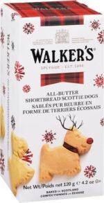 Walker's Mini Scottie Dog Carton Shortbread Holiday Cookies - 120g - Image 4