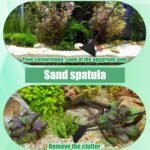 Aquarium Aquascape Tools Kits, 4 in 1 Anti-Rust Aquatic Plant Aquascaping Tool Stainless Steel Black Tweezers Scissors Spatula for Aquarium Tank Clean Aquascape Tools Sets - Image 7