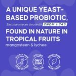 Florastor IBS - Saccharomyces Boulardii - All-in-1 Probiotic - Relieves IBS-related abdominal pain & discomfort - Digestive Enzymes & Botanicals - FODMAP Friendly Certified - For Adults - 30 caps - Image 7