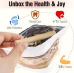 Crunchy Freeze Dried Duck Treats for Dogs & Cats, Dental Sticks for Teeth Cleaning & Fresh Breath, High Protein Grain-Free Cat Dental Treats & Dog Training Treats 50g - Image 3