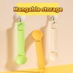 2pcs Cat Strip Feeder, Happy Spoon for Cats, Lickable Squeezable Creamy Treat, Wet Treats Dispenser, Cat Treat Spoon Squeeze, (Beige&Green/Beige&Orange) - Image 6