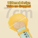 2pcs Cat Strip Feeder, Happy Spoon for Cats, Lickable Squeezable Creamy Treat, Wet Treats Dispenser, Cat Treat Spoon Squeeze, (Beige&Green/Beige&Orange) - Image 8