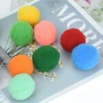 Tongcloud 50pcs Assorted Soft Lightweight Cat Toys Pompon Balls Kitten Toys Pompon Balls - Image 7