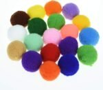 Tongcloud 50pcs Assorted Soft Lightweight Cat Toys Pompon Balls Kitten Toys Pompon Balls - Image 8