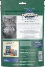 Blue Buffalo Wilderness More Meat & Wholesome Grains Natural Dry Dog Food, Duck 24lb & Wilderness Trail Treats High Protein Grain Free Crunchy Dog Treats Biscuits, Duck Recipe 283G Bag, Brown, 10 Oz - Image 7