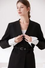 YEKEYI Women Detachable False Collar Wrist Cuffs Fake Sleeve Cuffs Collar Half Shirt Collar - Image 5