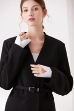 YEKEYI Women Detachable False Collar Wrist Cuffs Fake Sleeve Cuffs Collar Half Shirt Collar - Image 8