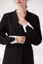 YEKEYI Women Detachable False Collar Wrist Cuffs Fake Sleeve Cuffs Collar Half Shirt Collar - Image 9