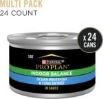 Purina Pro Plan Wet Cat Food, Specialized Indoor Balance Ocean Whitefish Entrée - 85 g Can (24 Pack) - Image 3