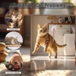 6 Pcs Cat Feather Toys with Bells, Feather Teaser Cat Toy, Replacement Feather Refills with Bells, Exerciser Playing Toy for Kitten or cat - Image 7