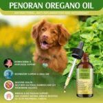 Organic Oregano Oil, 60ml, Natural Antibiotics | Immune Support, for Dogs Digestive Health, for External Deworming & Flea/Tick Prevention | Coat/SkinIssues -100% Natural Food-Grade - Image 4