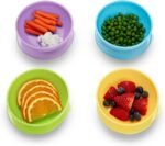 Munchkin Love-a-Bowls 10 Piece Baby Feeding Set, Includes Bowls with Lids and Spoons, Multicolor - Image 5