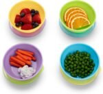 Munchkin Love-a-Bowls 10 Piece Baby Feeding Set, Includes Bowls with Lids and Spoons, Multicolor - Image 6