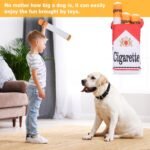 4 Pcs Funny Cigarette Dog Toys, Plush Supplies for Small Medium & Large Dogs, Fun Interactive Toy with Squeak,Cool Cute Chew Toy for Puppy Cleaning - Image 7