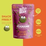 Best Bean Co. - Roasted Edamame – Sea Salt Flavor, 3 x 100g Bags, 21g Protein per Serving, High Protein Low Carb Crunchy Healthy Snack, Plant-Based Snack, by Urbani - Image 4