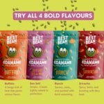 Best Bean Co. - Roasted Edamame – Sea Salt Flavor, 3 x 100g Bags, 21g Protein per Serving, High Protein Low Carb Crunchy Healthy Snack, Plant-Based Snack, by Urbani - Image 7