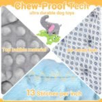 5 Pack No Stuffing Dog Toys, Plush Squeaky Dog Toys for Large Medium and Small Dogs, Puppy Dog Chew Toys - Image 5