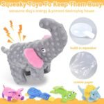 5 Pack No Stuffing Dog Toys, Plush Squeaky Dog Toys for Large Medium and Small Dogs, Puppy Dog Chew Toys - Image 7