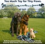 Giant Dog Rope Toys for Extra Large Dogs - 42 Inch, 6 Knot Tough Rope Chew Toys for Large Dogs - Benefits Non-Profit Animal Rescue - Indestructible Dog Toy for Aggressive Chewers - Image 7