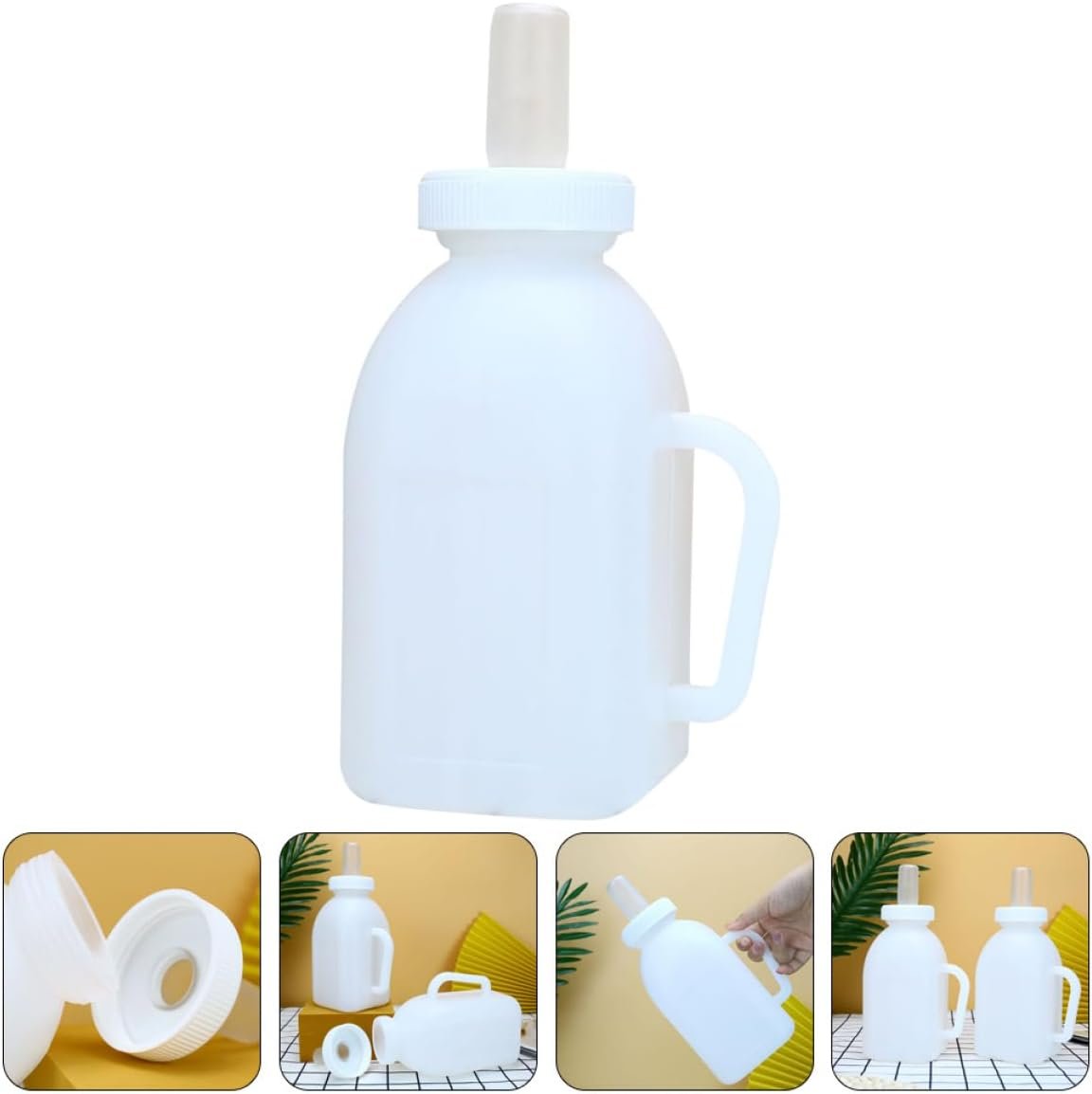 Milisten Calf Feeding Bottle Durable Nursing Tool for Young Livestock for Calves Lambs Goats and Cattle Safe - Image 3