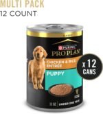 Purina Pro Plan Wet Puppy Food, Chicken & Rice Entrée Classic - 368 g Can (12 Pack) - Image 4