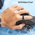 Smart Ring for Women & Men - Touch Control Health Tracker with Skin Temperature Monitoring, Sleep, Step & Exercise Tracking, Music & Video Control (Black, 10) - Image 6