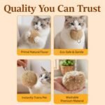 Rabbit Fur Ball Cat Toy, Soft Fluffy Cat Toy Ball, Furry Catnip Toy Ball Washable & Fun to Chase, for Kicks & Games,for Indoor Exercise & Bonding Cats (6 PCS) - Image 5