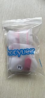 Rhinestone Dog Collar, Cute Dazzling Sparkling Soft Suede Leather Dog Cat Rhinestone Collar Crystal Diamond Pet Dog Puppy Collar(Pink,M fit Neck 32 - 38 cm) - Image 6