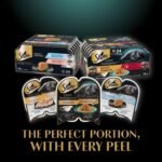 SHEBA Bistro Perfect PORTIONS Cat Food Wet Adult, Cuts in Gravy Chicken in Alfredo Sauce and Salmon in Creamy Sauce Entrée Variety Pack, (12) 75g Trays - Image 4