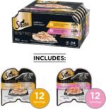 SHEBA Bistro Perfect PORTIONS Cat Food Wet Adult, Cuts in Gravy Chicken in Alfredo Sauce and Salmon in Creamy Sauce Entrée Variety Pack, (12) 75g Trays - Image 7