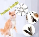 8 Pcs Interactive Cat Feather Teaser Toys with Bells Feather Replacement Kits & Wand Attachments for Indoor Entertainment,Encourages Feline Exercise,Kitten Hunting Play-Durable Play Accessories - Image 5
