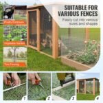 VEVOR Hardware Cloth, 1/2 inch 24in x 25 ft 19 Gauge, Hot Dipped Galvanized Wire Mesh Roll, Chicken Wire Fencing, Wire Mesh for Rabbit Cages, Garden, Small Rodents - Image 6