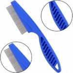 Dog Tick Comb, 5 Pack Pet Dog Cat Flea Comb Tear Eye Stain Remover Combs, Hair Brush Effectively Clean Removes Tangles, Dirt, Fleas, Lice, Ticks, for Pets Hair Comb - Image 5