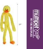 Multipet's Swingin Slevin XXL Oversized 30-Inch Yellow Duck Plush Dog Toy - Image 5