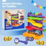 hahaland 2 in 1 Baby Toys 12-18 Months Development - Toddler Toys for 1 2 Year Old Boys Girls, Montessori Pound a Ball Hammer Toy, Toddler Car Ramp Toy for 1 2 Year Old Boy Girl Gifts 12M+ - Image 10