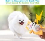 Squeaky Dog Toys for Puppy Small Medium Dogs, Stuffed Samll Dog Toys Bulk with 12 Plush Pet Dog Toy Set, Cute Safe Dog Chew Toys Pack for Puppies Teething (12 Dog Toys) - Image 3