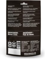 PureBites Freeze Dried Bison Liver Dog Treats 2.1oz (60g) | 1 Ingredient | Freeze Dried in USA | Packaged & Prepared in Canada - Image 3