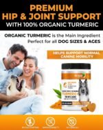 RENEW ACTIVES Organic Turmeric Soft Chews for Dogs – Daily Wellness Treat – 2 Chews per Serving – 120 Soft Chews - Image 5