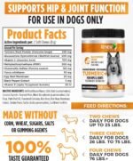 RENEW ACTIVES Organic Turmeric Soft Chews for Dogs – Daily Wellness Treat – 2 Chews per Serving – 120 Soft Chews - Image 8