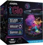 Marina iGlo 360 Aquarium Kit - 10 L (2.65 US gal), Blue,White, 10 l (Pack of 1) - Image 3