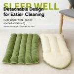 Cozy Monster Cat Bed, 2026 New Winter Warm Cat House, Cat Beds for Indoor Cats, Cat Tent with Removable Cushion, Warm Cave Nest Sleeping Bed Puppy House for Cats Small Dogs (Beige, M(17.7in)) - Image 7