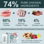 Lickable Wet Cat Food Treats for Adult & Senior Cats, Premium Wet Pet Food Delectables Bisque for Cats Chicken Recipe Protein-Rich - (Pack of 10) 2.8 oz Pouches - Image 4